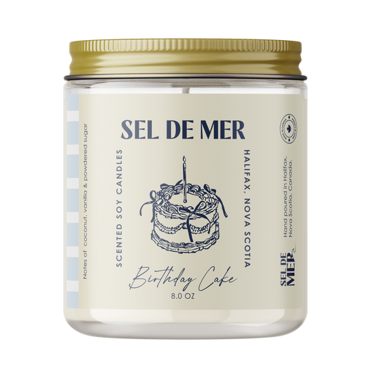 Sel de Mer Soy Candle - Birthday Cake