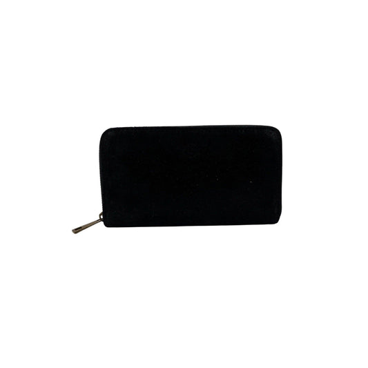 Louisa Suede Leather Bag -  Black