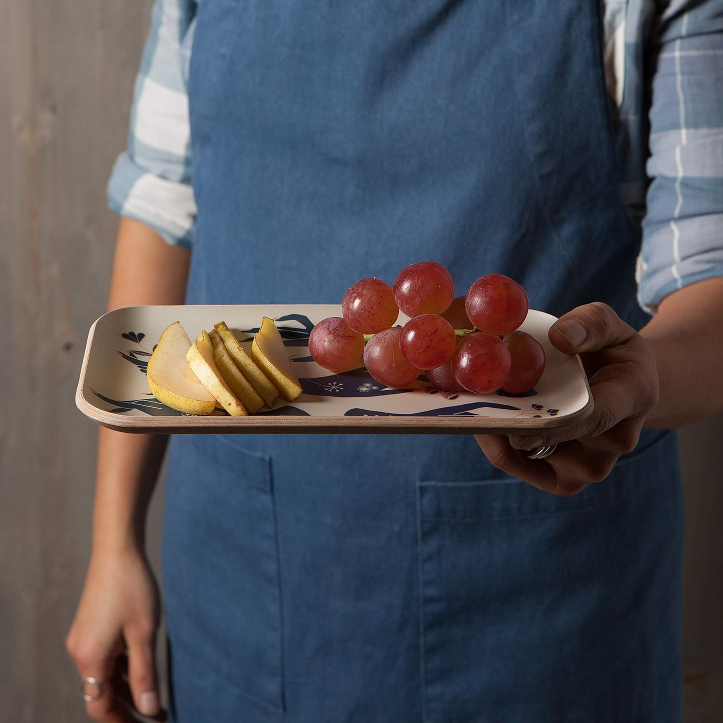 Show Of Hands Wood Mini Tray