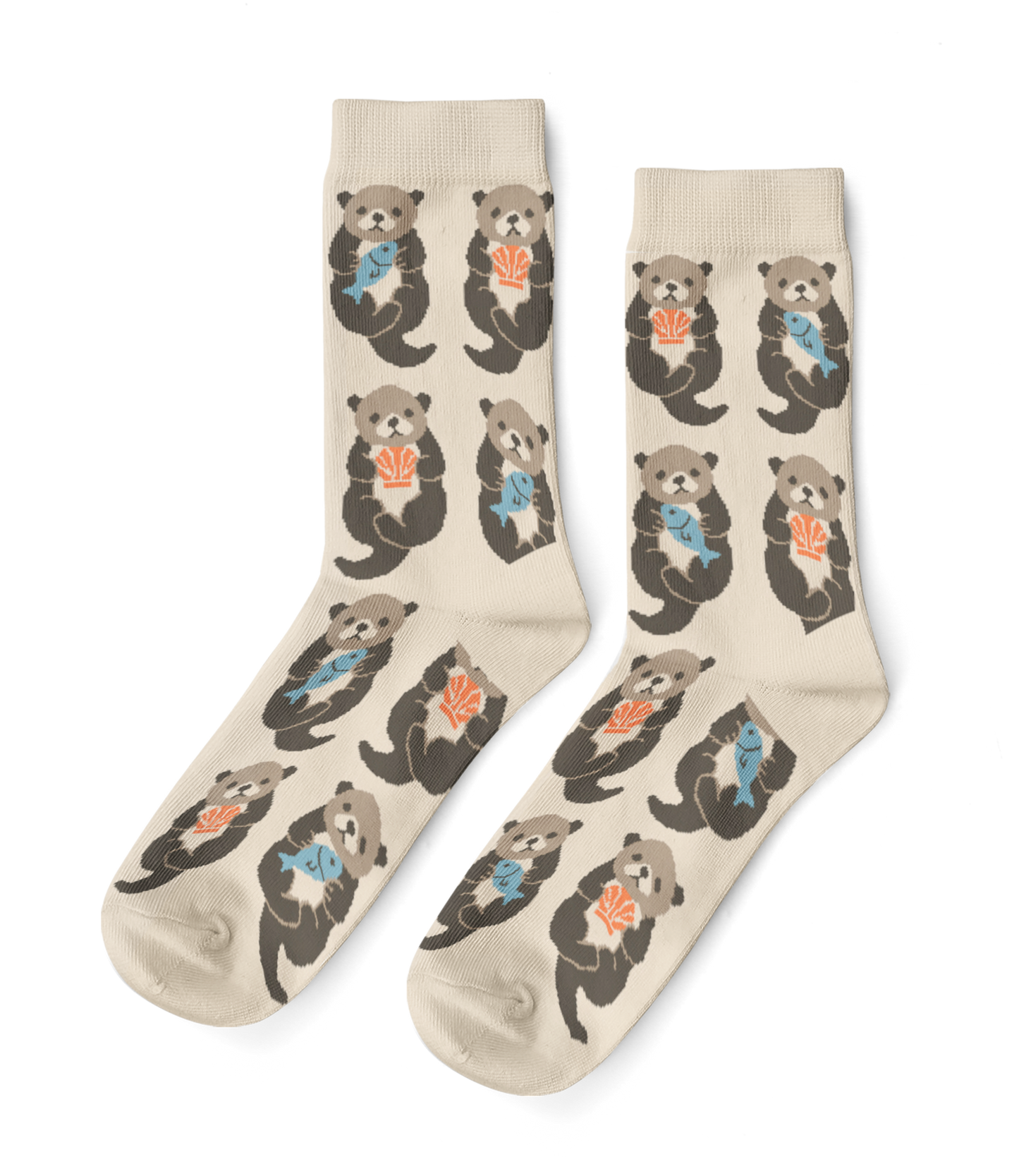 Otters Small Crew Socks