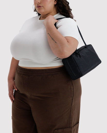 BAGGU Nylon Bowler Bag - Black