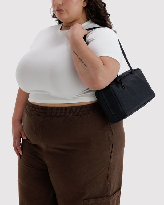 BAGGU Nylon Bowler Bag - Black