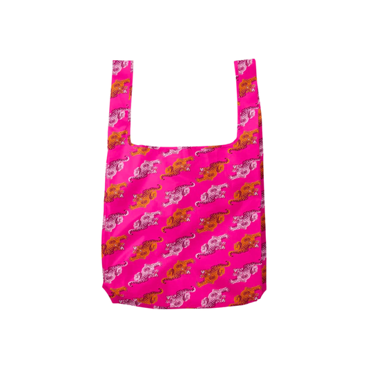 Tiger Foldable Nylon Tote