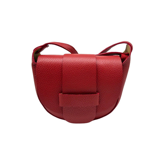 Margot Grained Leather Crossbody Bag - Ruddy