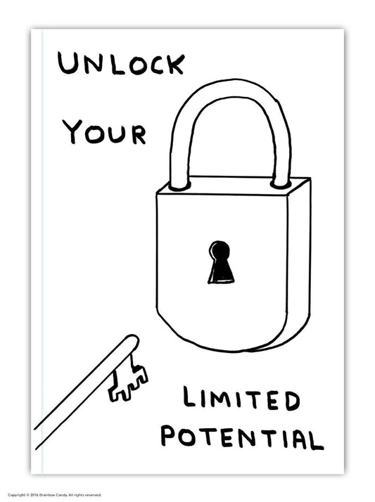 Unlock Your Limited Potential  A6 Notebook