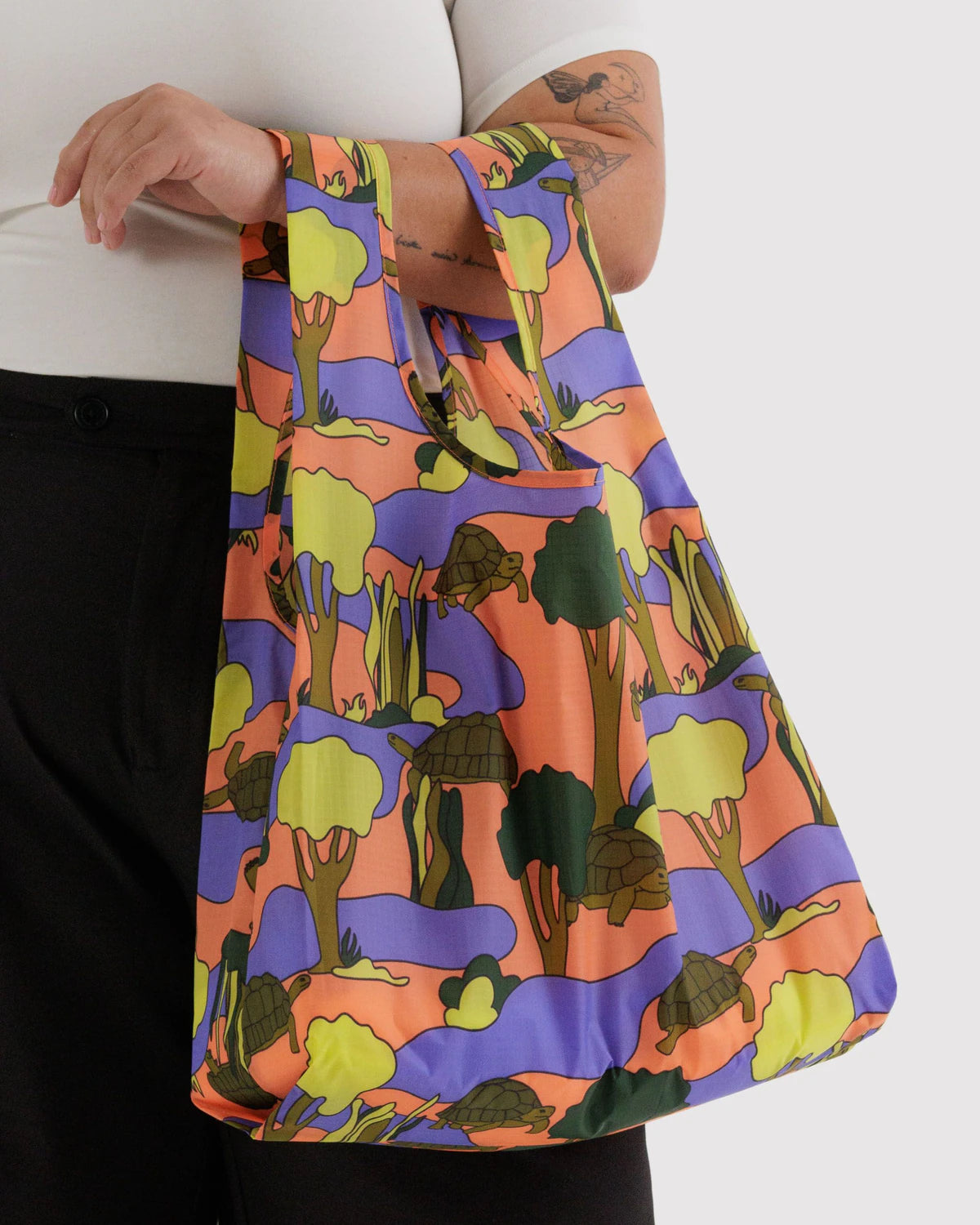 Standard Baggu Reusable Tote Bag - Turtle