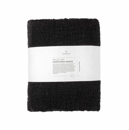 Waste Cotton Throw - Beige
