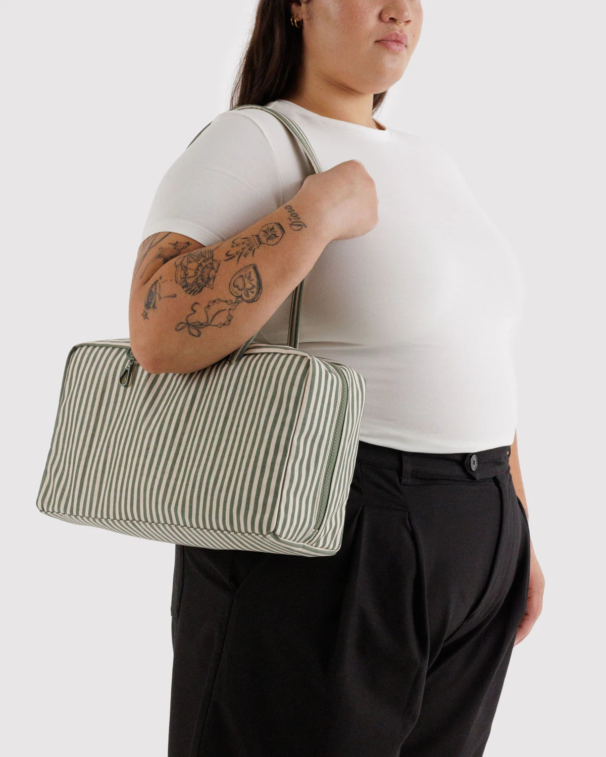 BAGGU Medium Nylon Bowler Bag