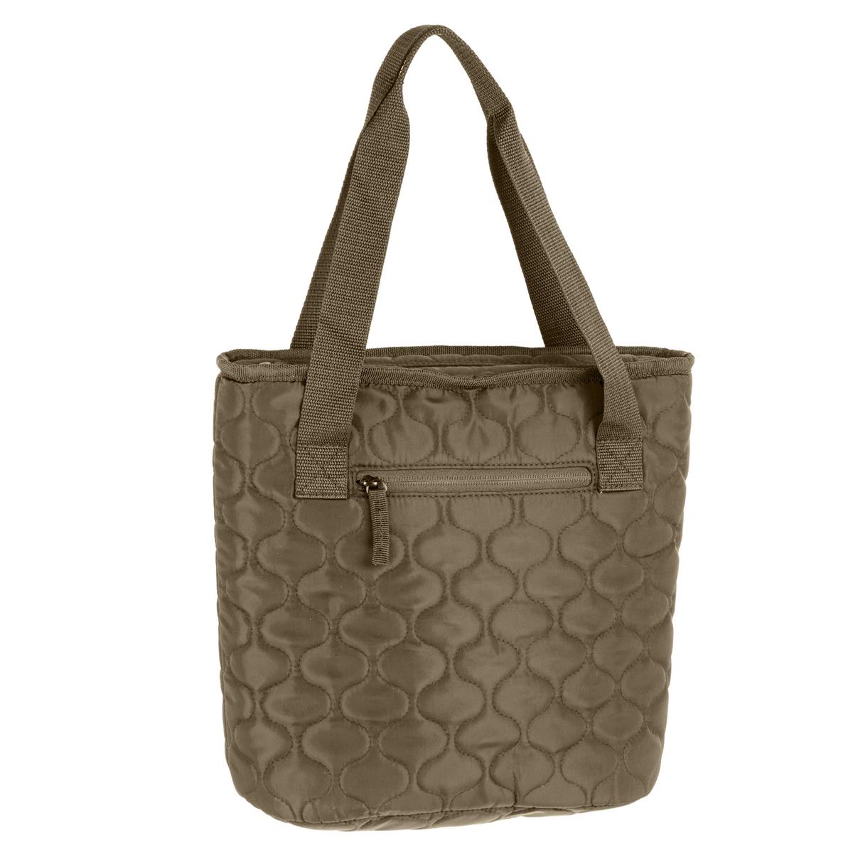 Quilted Lunch Cooler Bag Olive