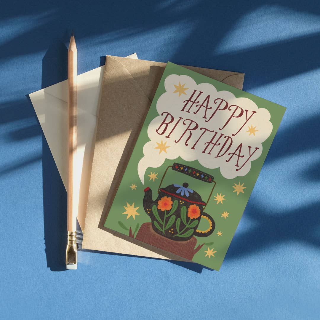 Birthday Teapot Card
