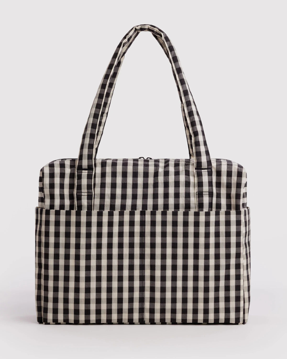 BAGGU Cloud Carry-on Travel Bag - Black and Cream Gingham