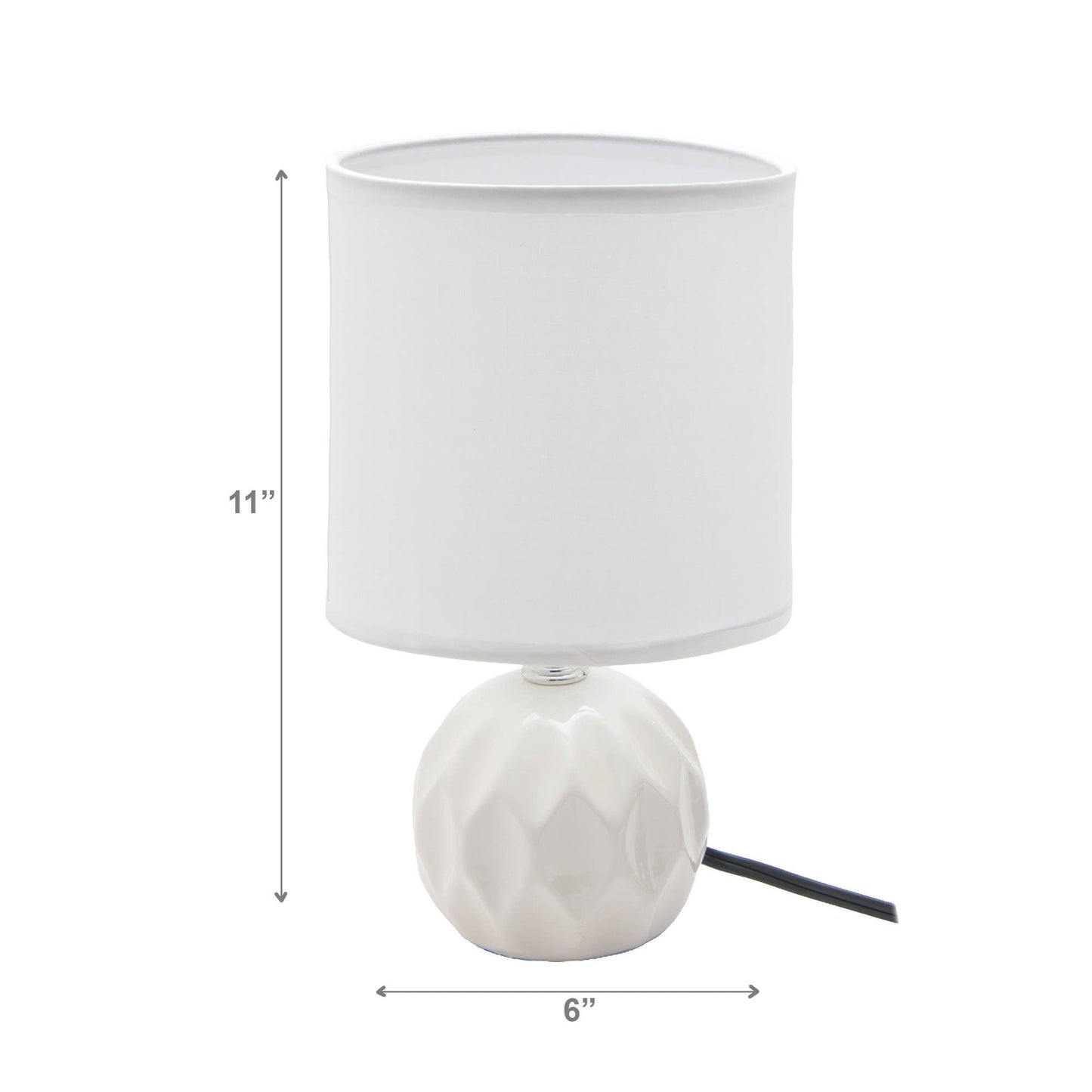 Jolene Table Lamp - White