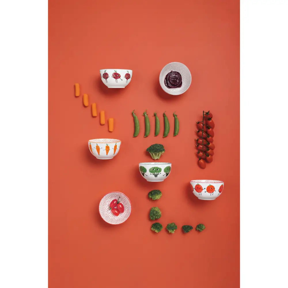 Danica - Funny Food Bowls Set of 4