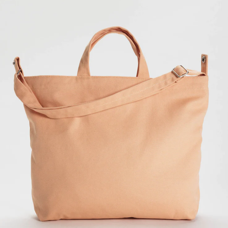 Horizontal Zip Duck Bag Bisque