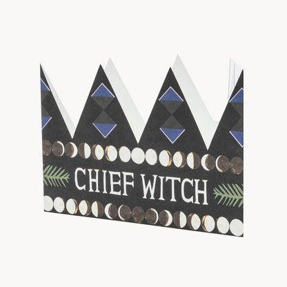 Chief Witch Party Hat flat