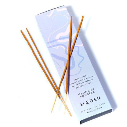 Genuine Indian Masala Incense Sticks Fougere