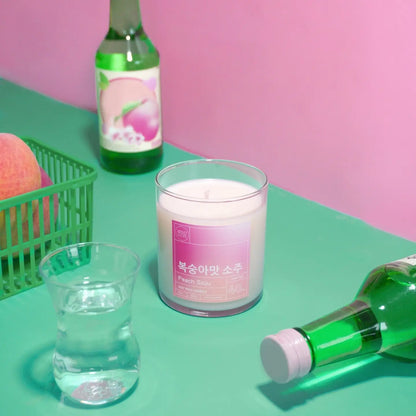 Peach Soju Scented Candle