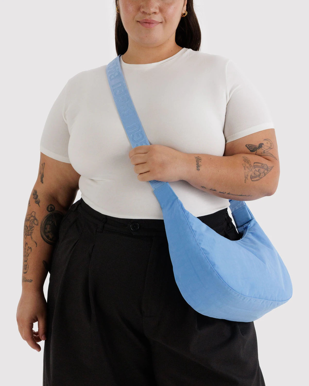 BAGGU Medium Nylon Crescent Bag