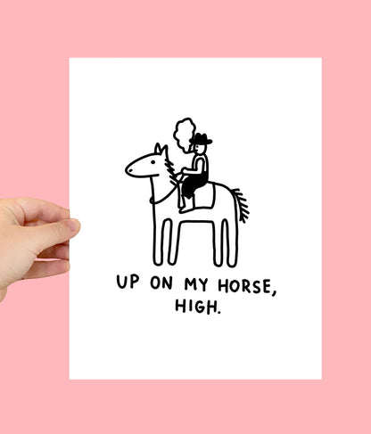 High Horse Print