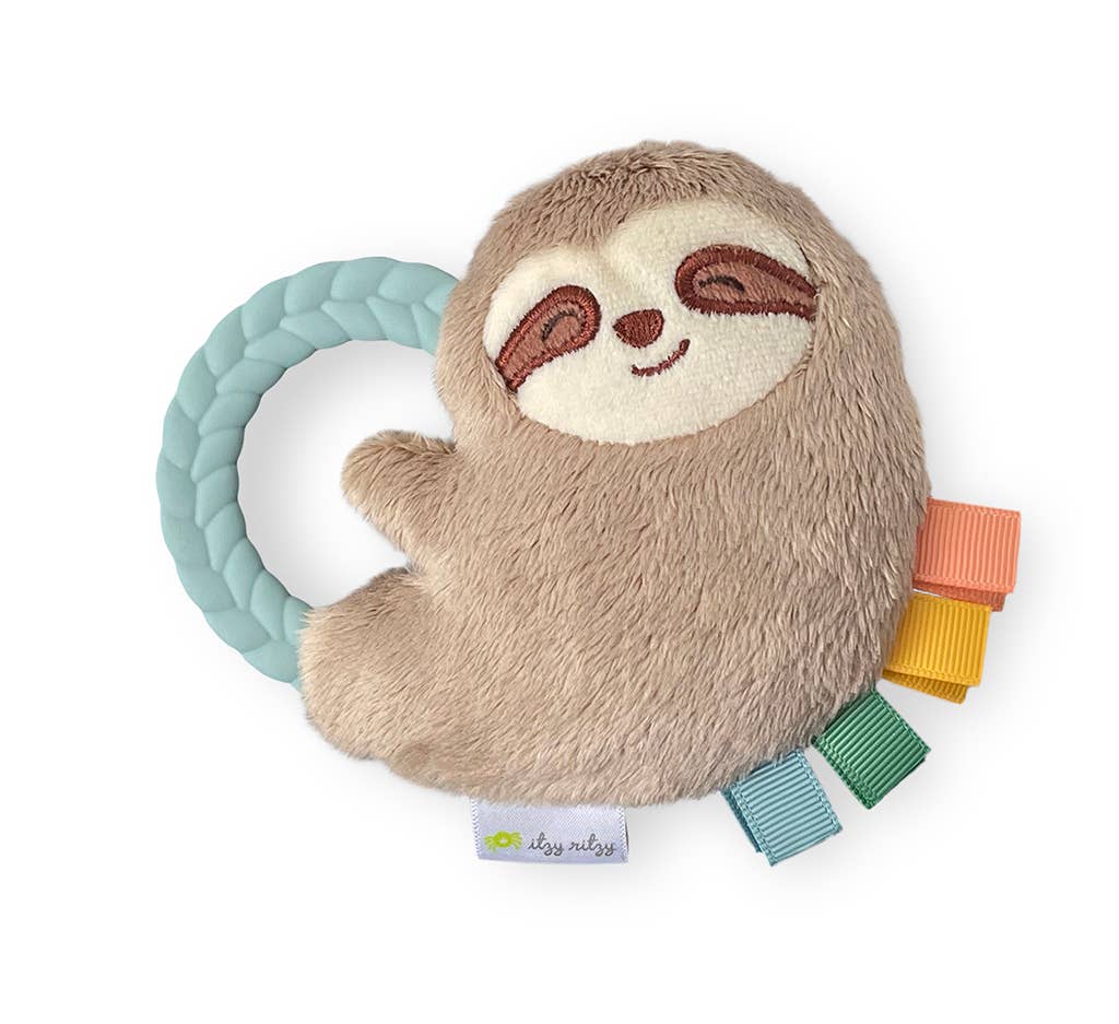 Ritzy Rattle Pal™ Plush Rattle Pal With Teether - Sloth