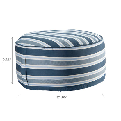 Outdoor Inflatable Pouf - Teal