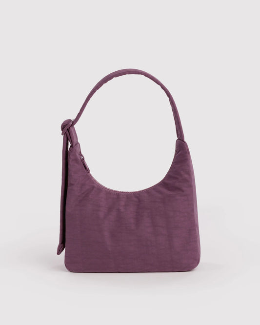 BAGGU Mini Nylon Shoulder Bag - Wild Plum