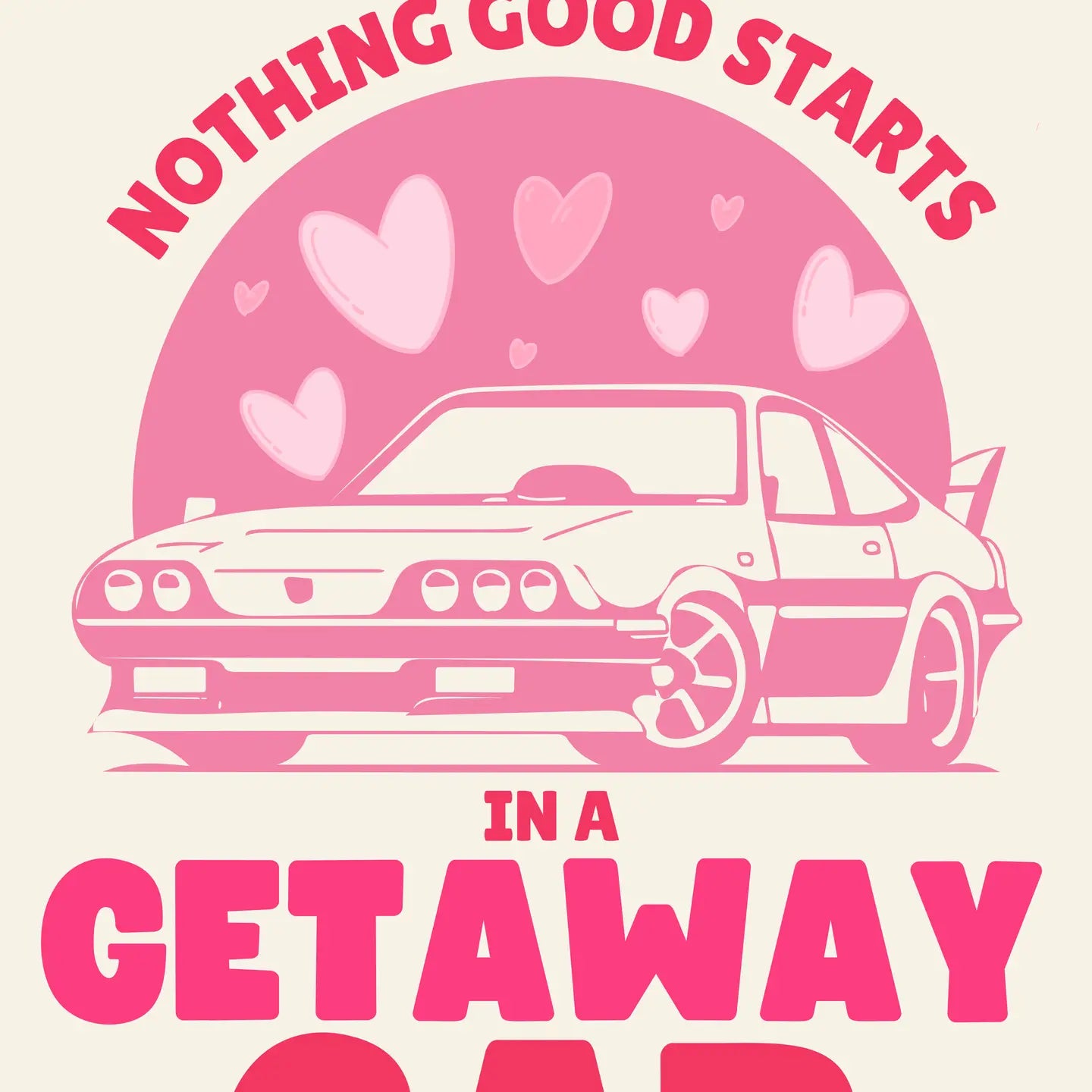 Getaway Car  Print