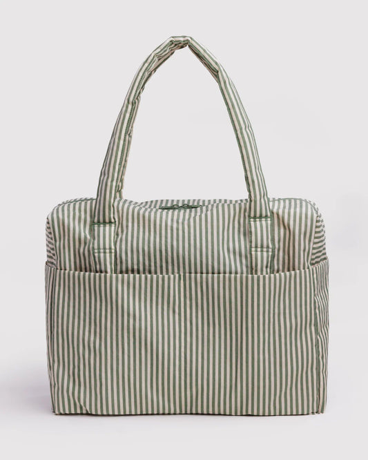 BAGGU Cloud Carry-on Travel Bag - Sage Strip