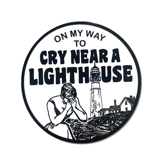 Cry Near a Lighthouse Sticker