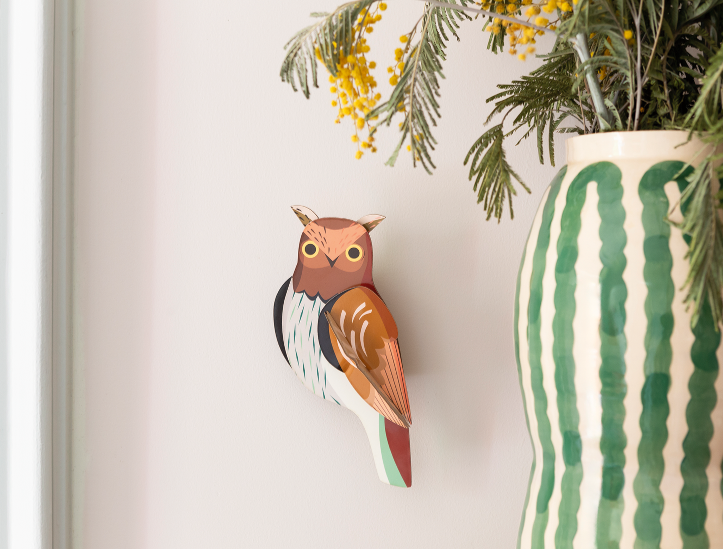 Tawny Owl 3D Wall Art