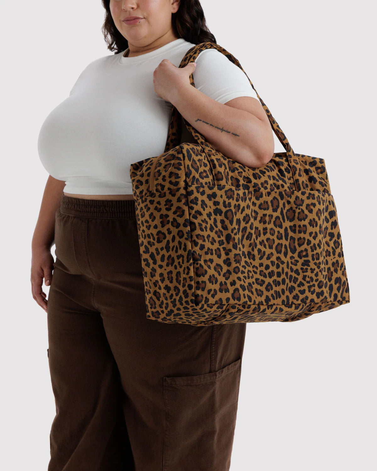 BAGGU Cloud Carry-on Travel Bag - Leopard