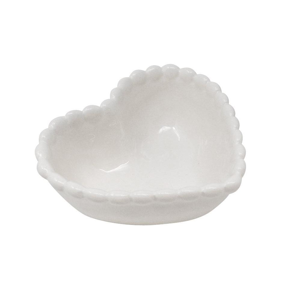 Scalloped Edge Heart Bowl