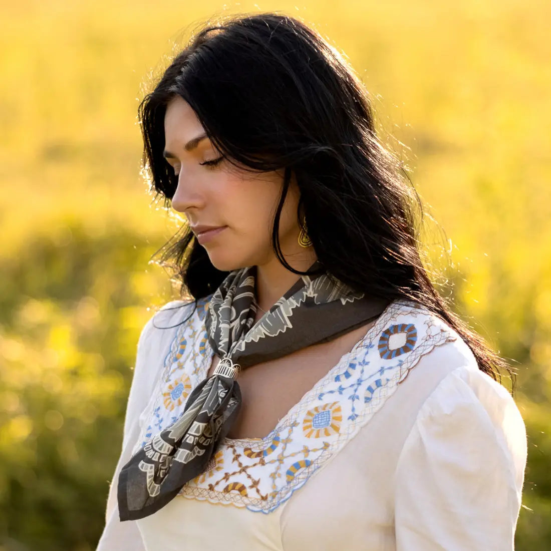 Evelyn  Premium Cotton Handmade Bandana