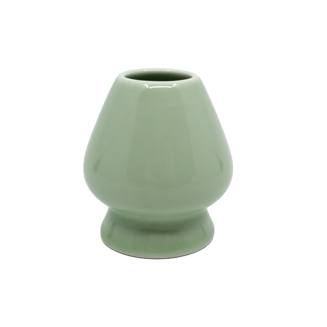 Matcha Whisk Stand Porcelain - Celadon Green