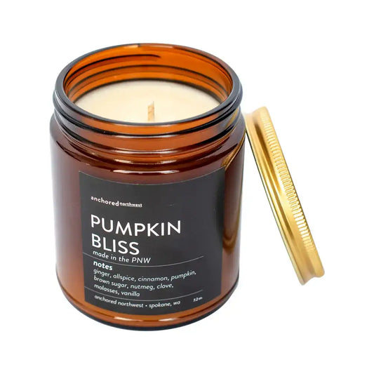 Pumpkin Bliss Amber Soy Candle