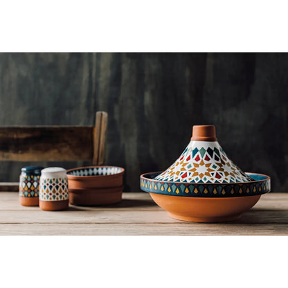 Terracotta Kaleidoscope Small Dish Set