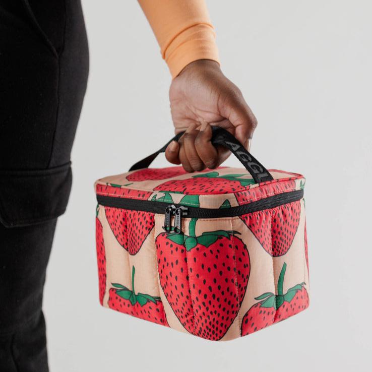 BAGGU Puffy Lunch Bag - Strawberry