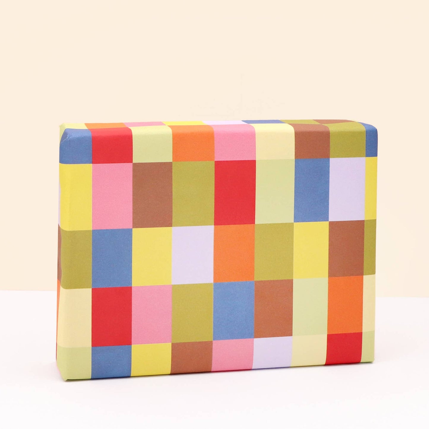 Colourful Squares Wrapping Paper Sheet