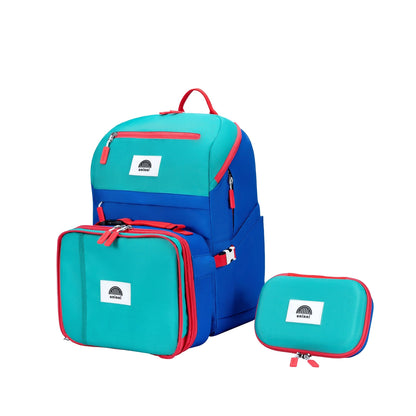 Ellis Lunch Bag Blue Color Block