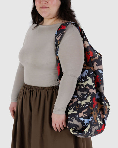 Big BAGGU Reusable Tote Bag - Horse Cut Outs