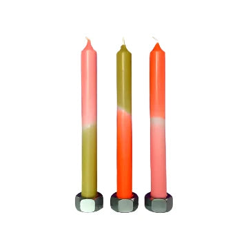 Bobby Pin Dip Dye Neon Candles