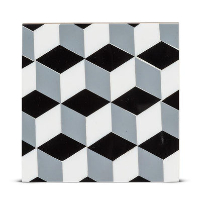 Mosaic Grey Coasters Set