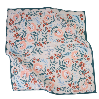 Willa Bandana flat lay showing the full road-trip-inspired print