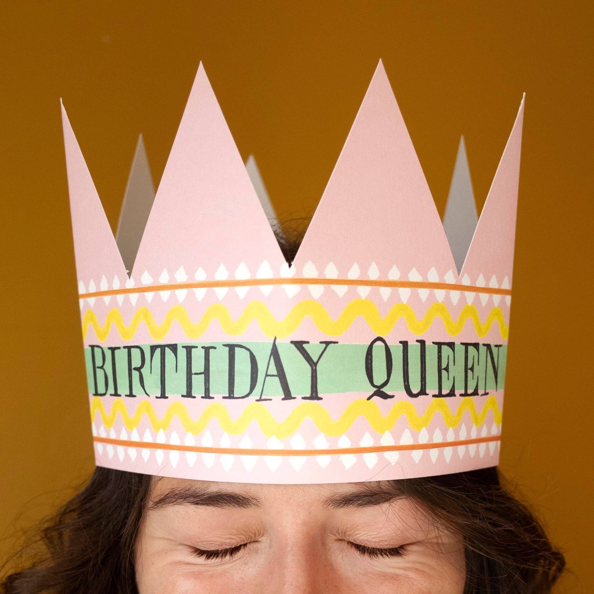 Birthday Queen Party Hat with envelope
