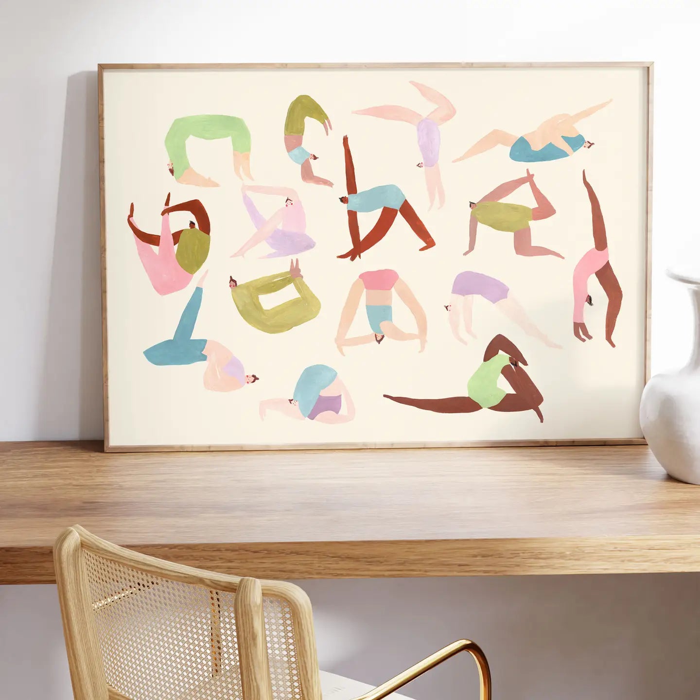 Yoga Ladies Art Print