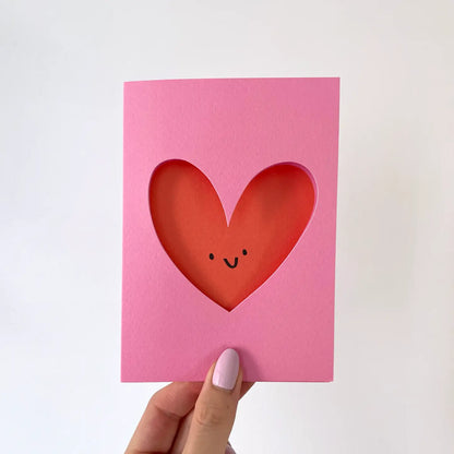 Heart Cut Out Card