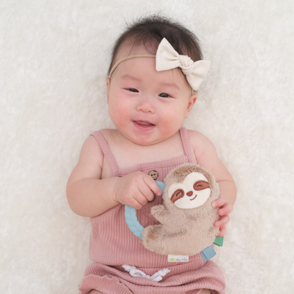 Ritzy Rattle Pal™ Plush Rattle Pal With Teether - Sloth
