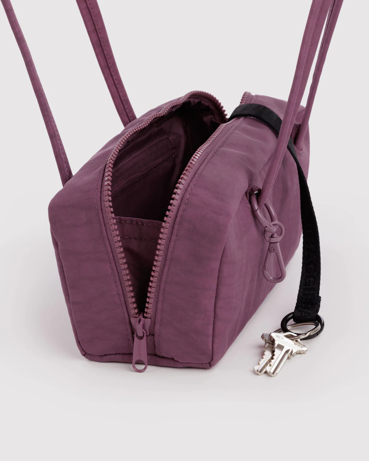 BAGGU Small Nylon Bowler Bag - Wild Plum