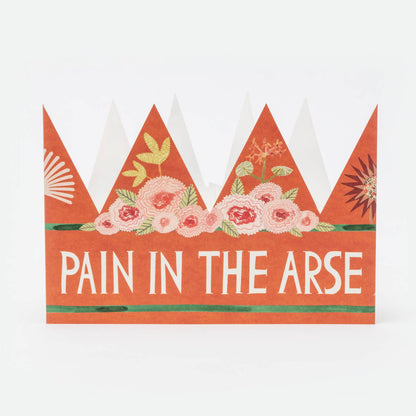 Pain in the Arse Party Hat worn