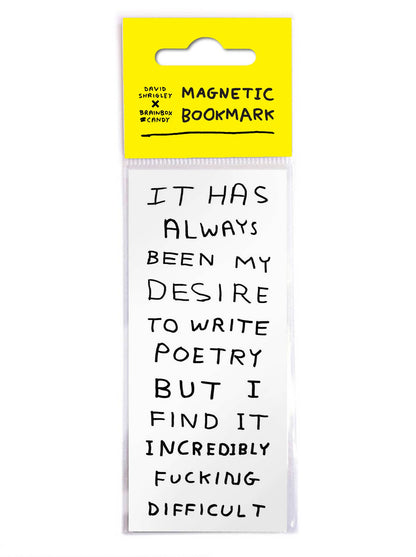 Write Poetry Magnetic Bookmark